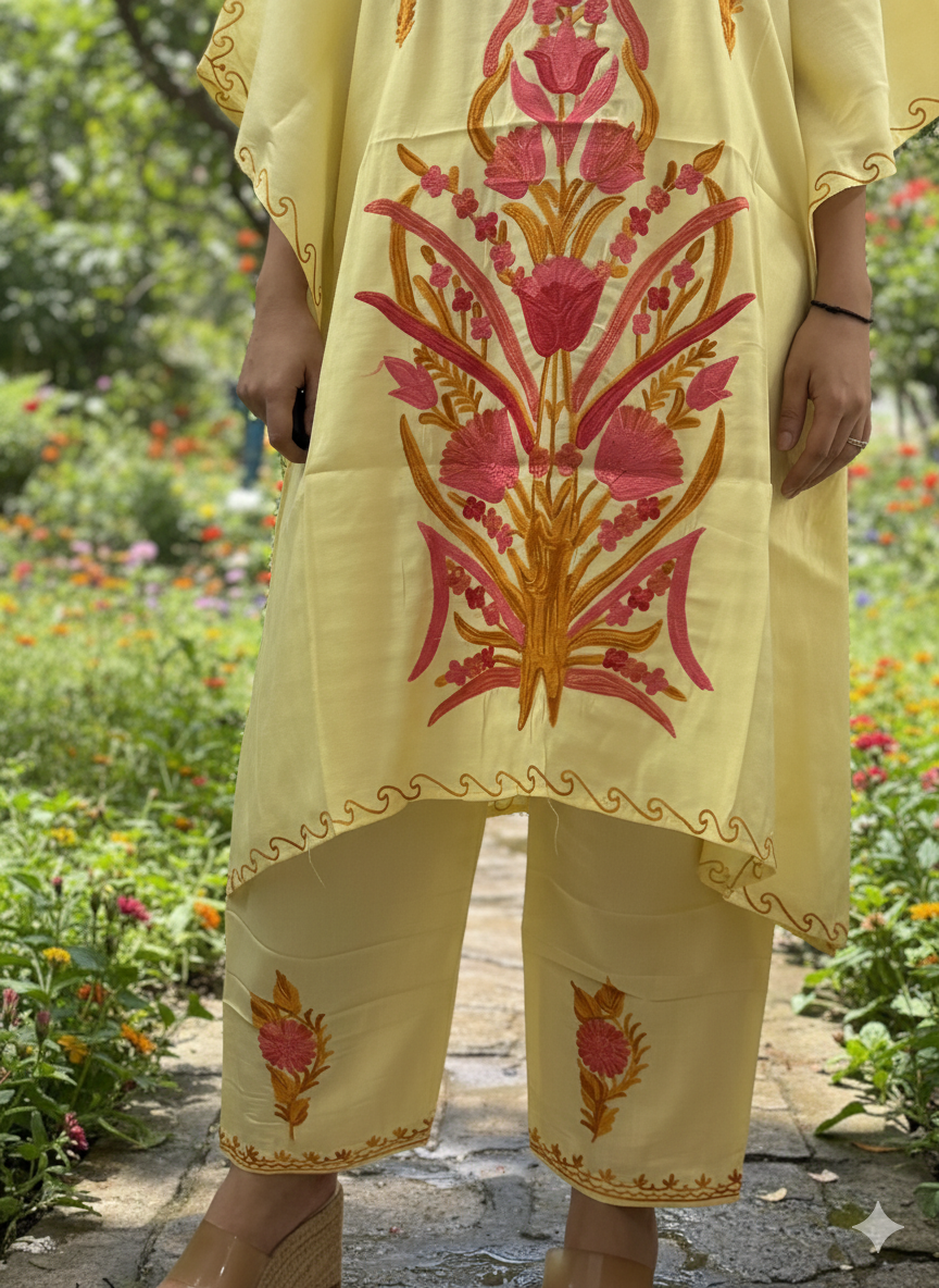Yellow Kaftan | Boho Muse Collection