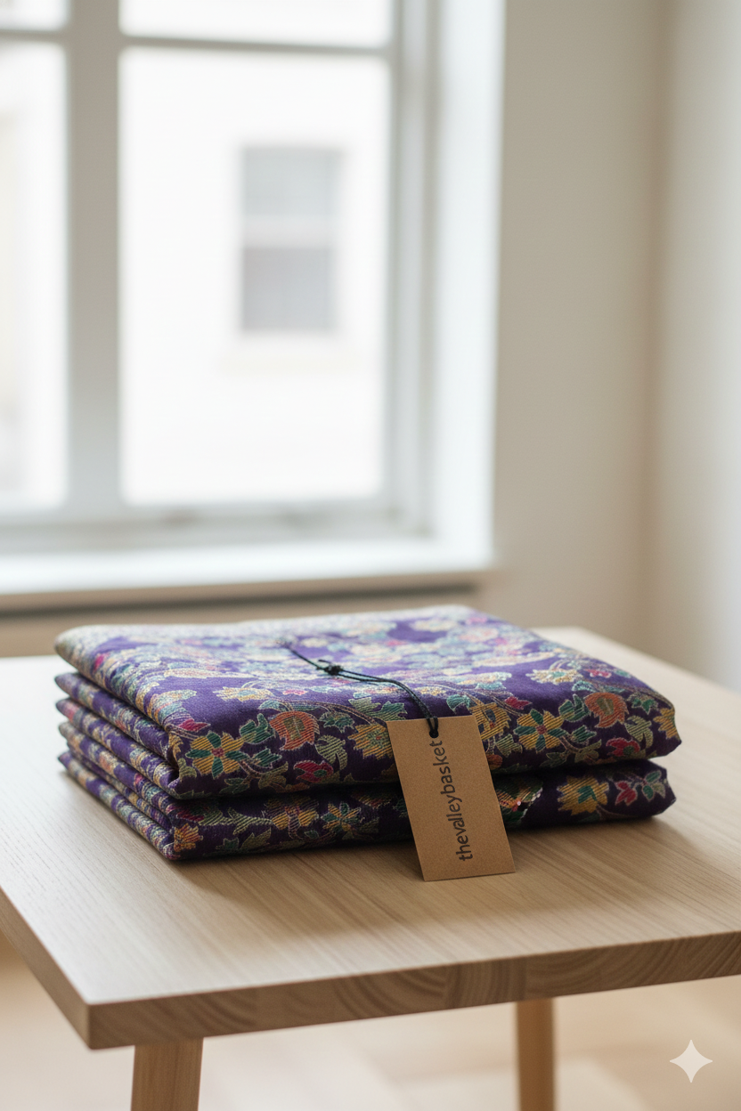 Blue Kashmiri Pashmina weave Saree | Pashm-e-banaras