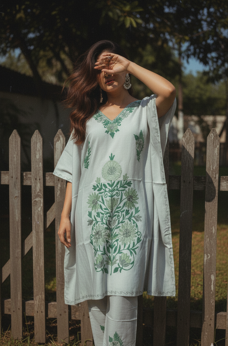 Grey Kaftan | Boho Muse Collection