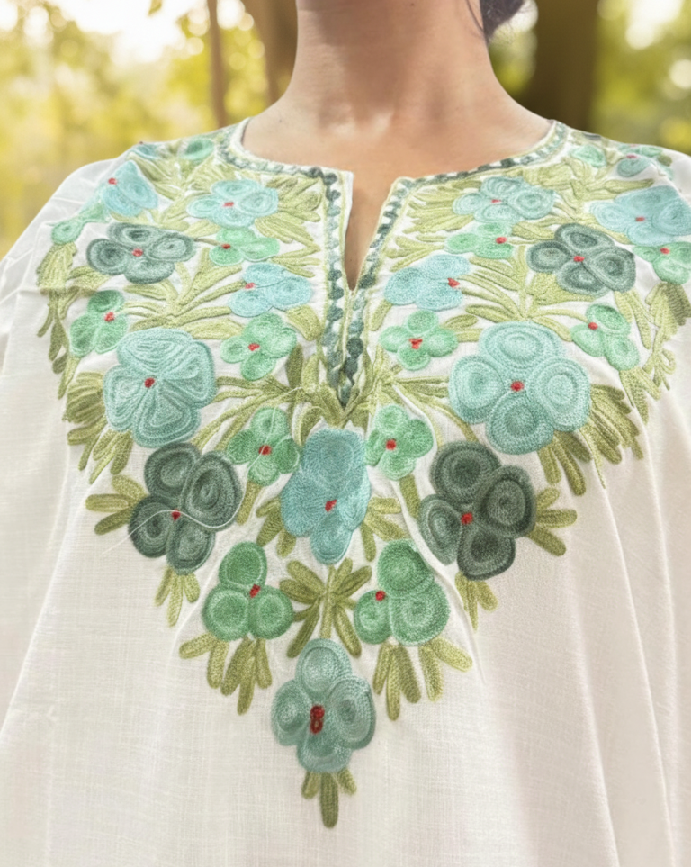 White Elegant Coord Set (Kurt with Pants) | Everyday Ease