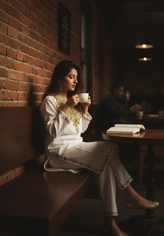 Calm White Coord Set | Everyday Ease