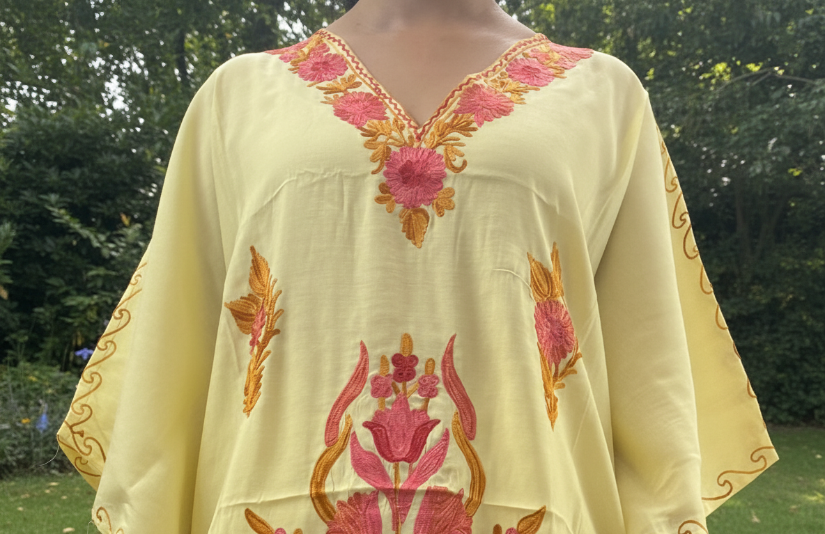 Yellow Kaftan | Boho Muse Collection